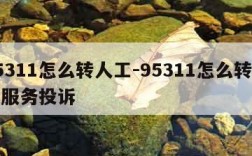 95311怎么转人工-95311怎么转人工服务投诉