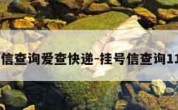 挂号信查询爱查快递-挂号信查询11185